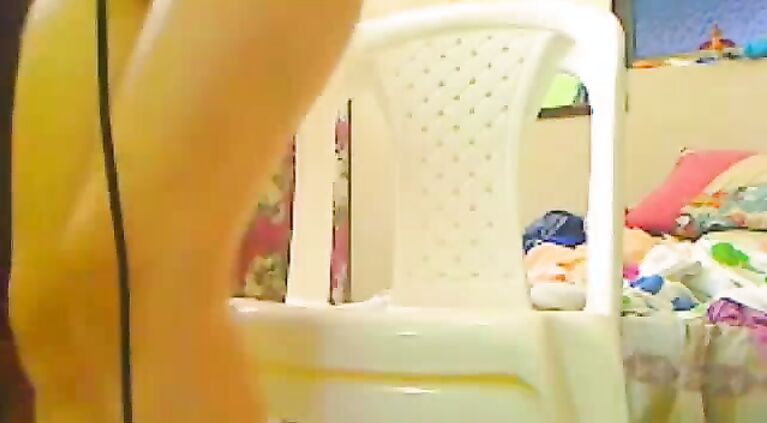 Big boob Indian bimbo from Malaysia exposing her juicy assets to her man in India on a webcam.