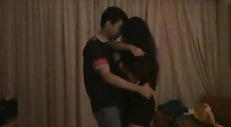 Indian sali showing lovely tits while sucking her jija cock giving blowjob during oral sex foreplay