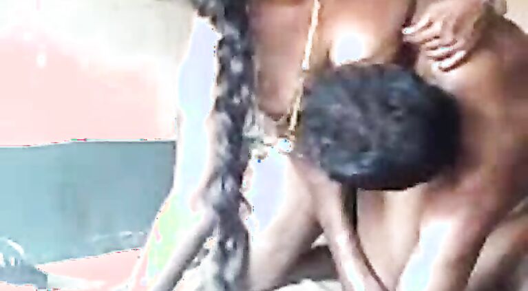 Telugu village couple homemade sex, wife getting her super firm boobs sucked by her hubby and fucked hard.