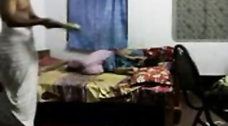 South Indian couple homemade sex young wife sucks her man cock and seduced him.