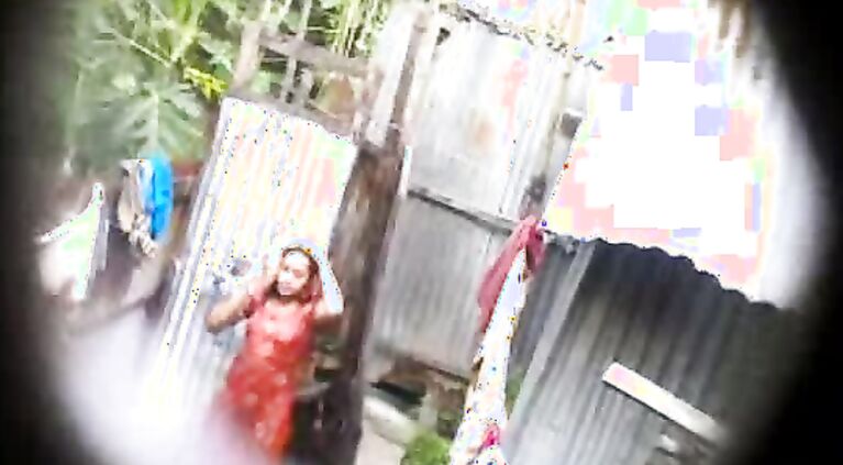 Indian Girl In Red Shower - Movies.