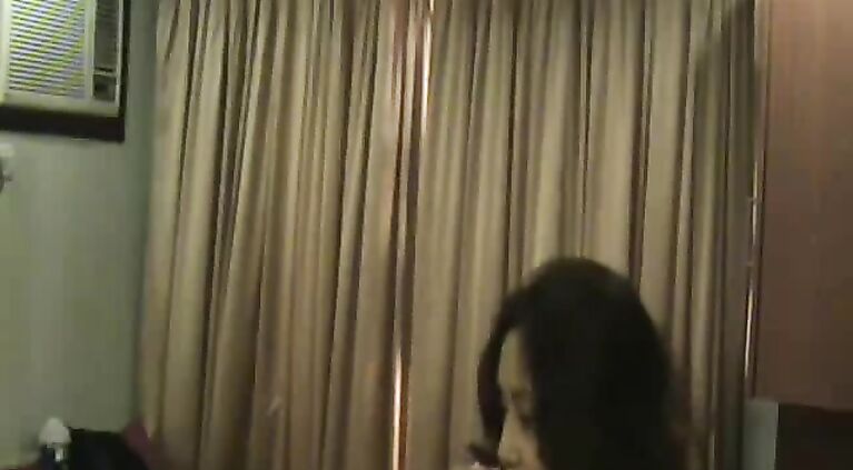 Big busty ass Indian housewife pumping a huge big dick of her partner cumming heavily on him.