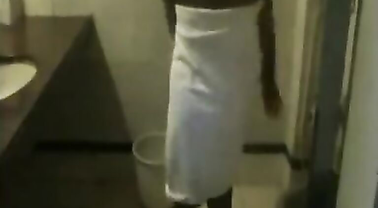 Sexy Pakistan housewife Azra Bano in lounge stripping naked and caught taking shower.