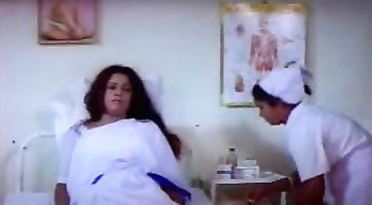 Young sexy wife feeling think erect cock of her hubby sucking him off and spreading his legs to get fucked