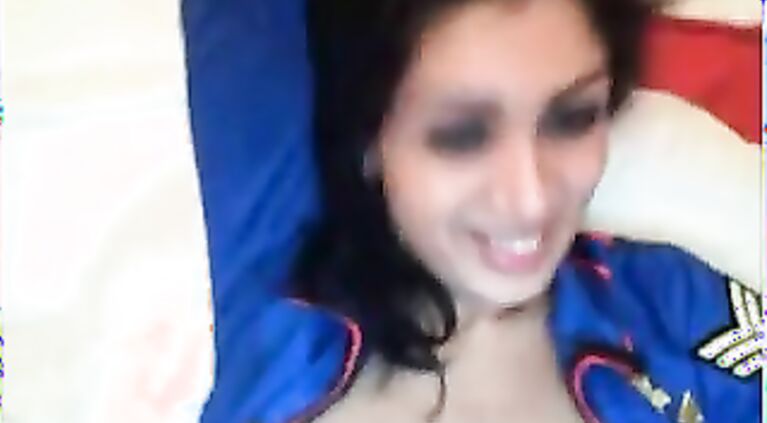 Horny Pakistan Girl Nafisa Striping on Webcam Inserting Dildo in Pussy Mms.