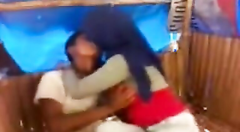 Malay Girl Enjoying Sex With Boyfriend In a Hut.