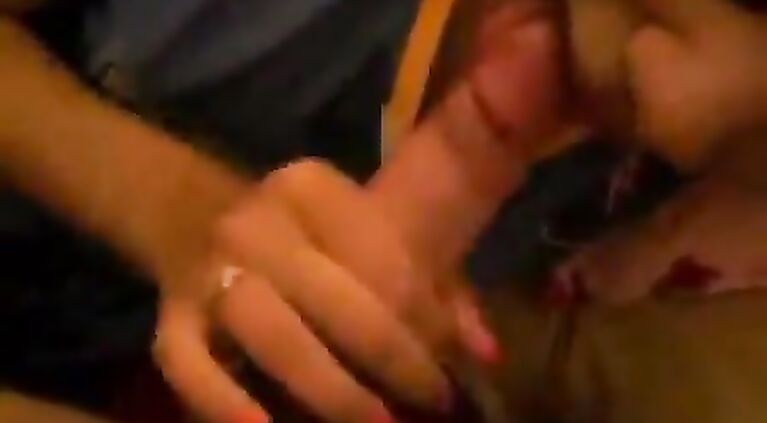 Amateur Indian beauty blowjob POV.