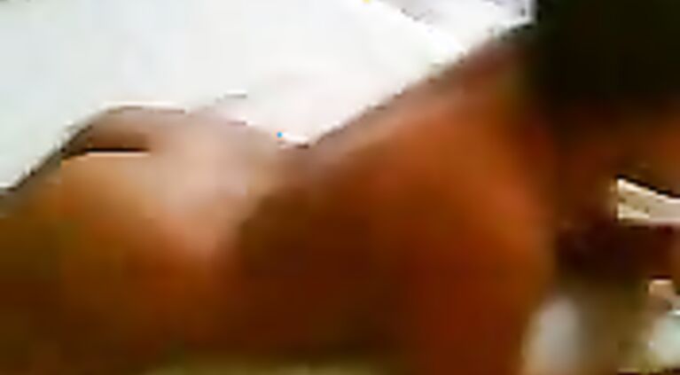 Horny couple having sex inside the motel.
