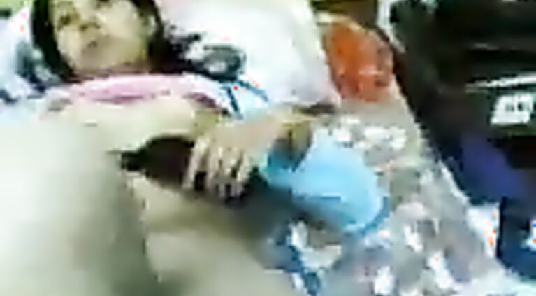 Horny Indian GF moans while getting fucked.