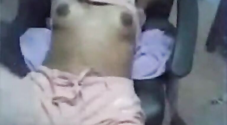 Indian cutie with glasses masturbating.