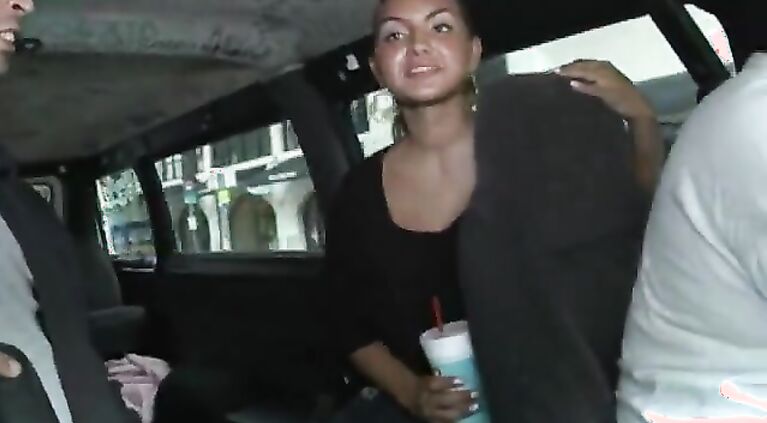 A bunch of high-class snobby women, but leave it to us to spot the one susceptible girl to lure into the bus.
