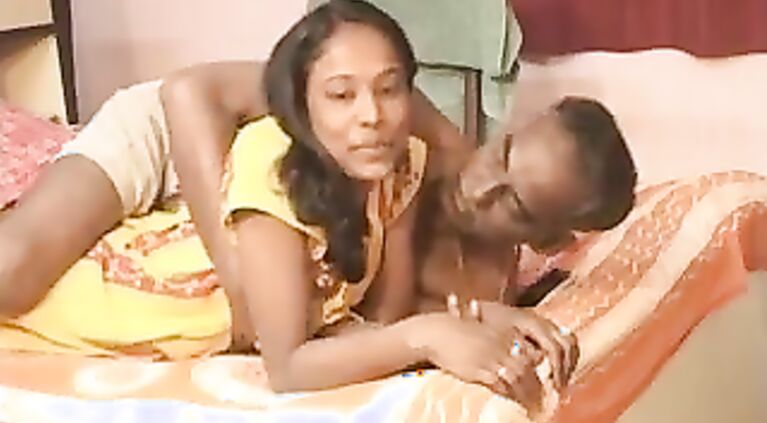 Barabanki Old Man With Young Babe.
