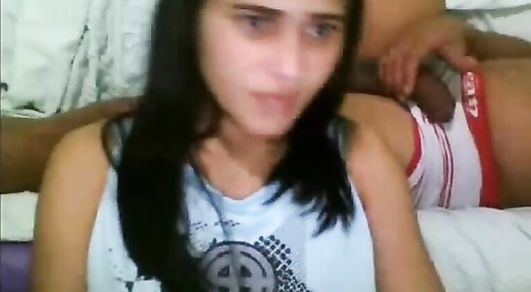 Indian Colg With BF Naked On Webcam Jerking Him Off.