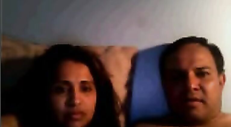 Indian Couple On Webcam Show.