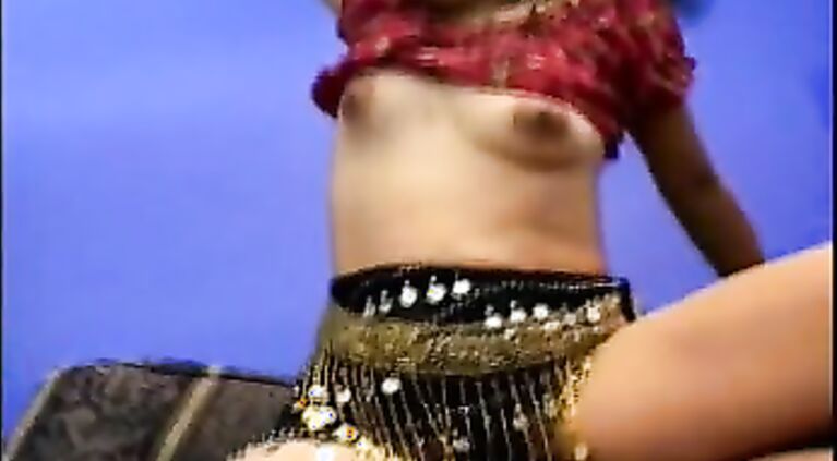 is that a nicotine patch on the back of the Indian girl's neck