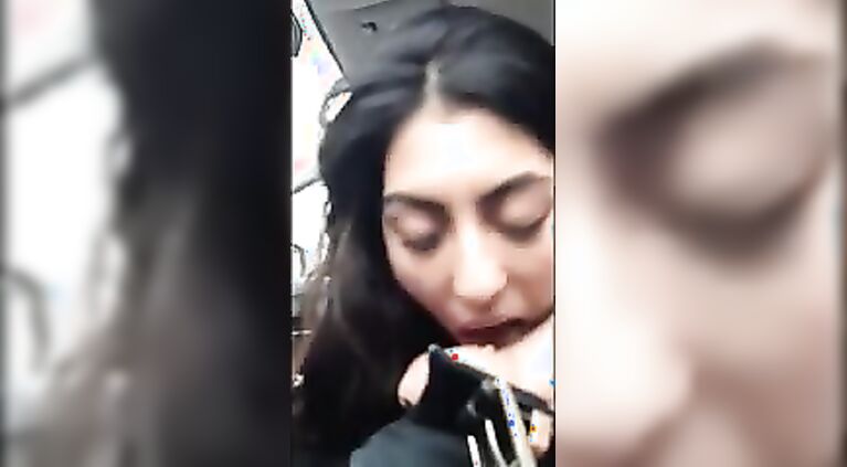 Tamil Slut Sucks White Dick in Car