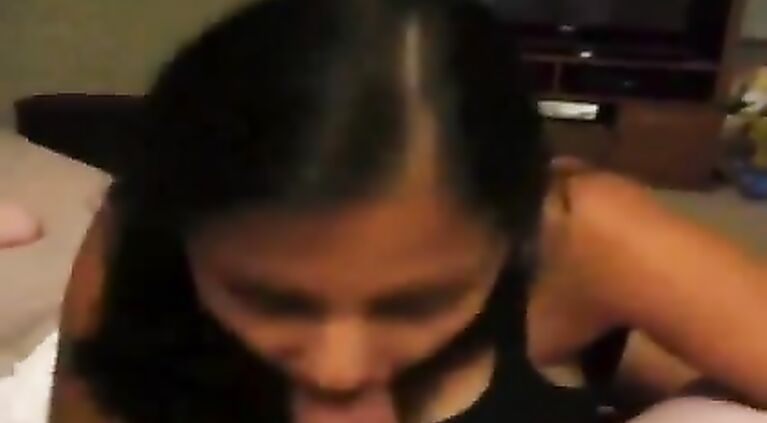 Desi sucking dick at home