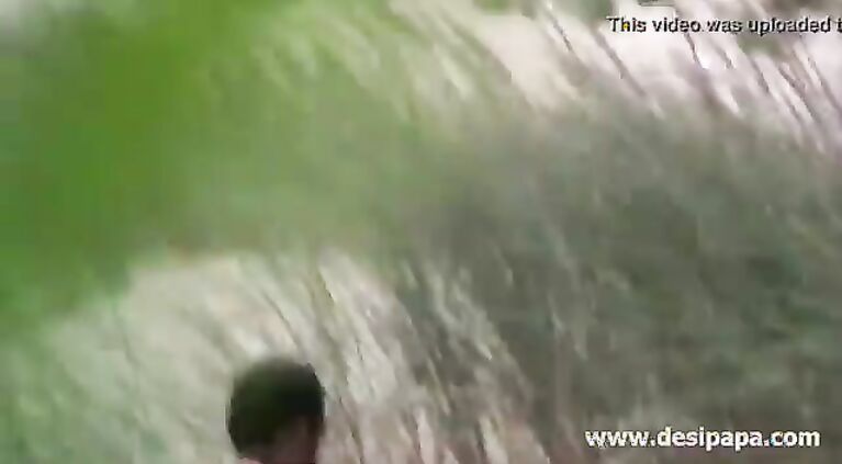 desi girlfriend couple outdoor
