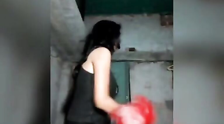 Tamil girl self record