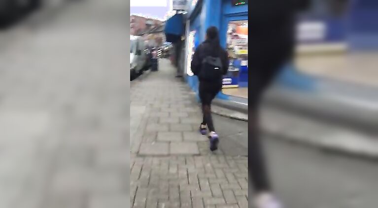 West Desi booty (FOLLOW THAT BUTT) huge butt