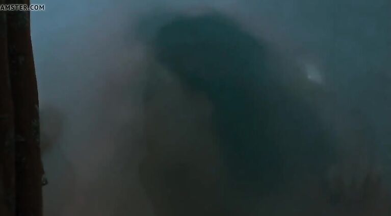 Sensual rough bathroom fuck in SMOKE