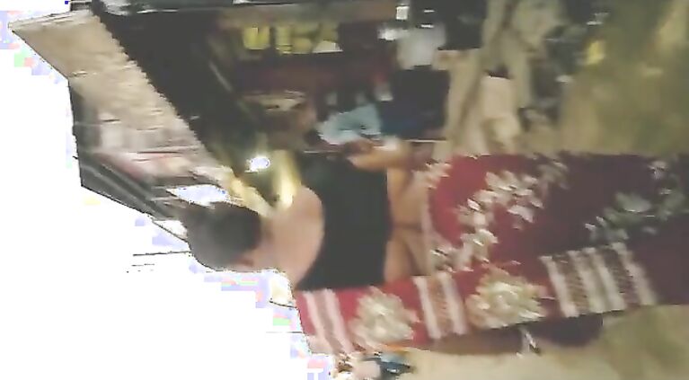 Tamil huge butt aunty walk