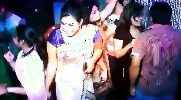 cute bangla aunty dancing in private party