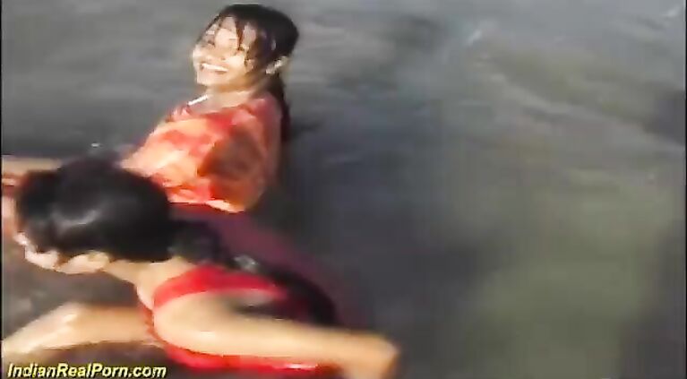 wild trio desi beach fun