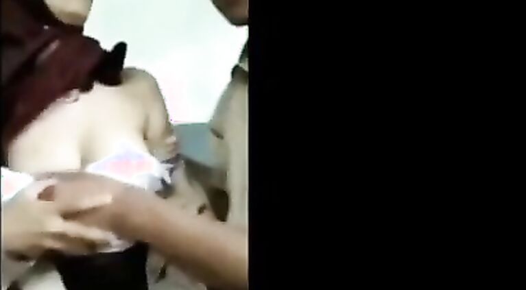 Pressed boobs school innocent