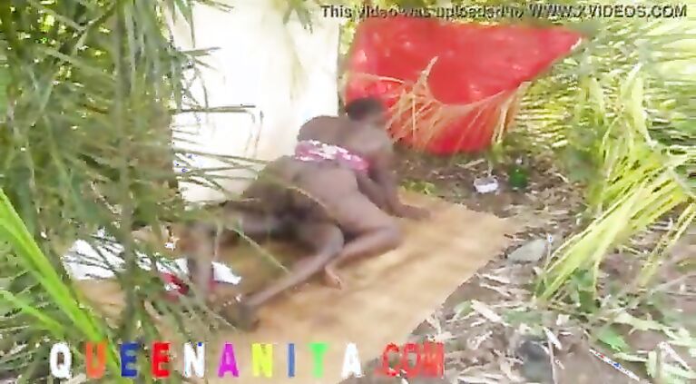 AFRICAN WIFE COULDNT RESIST TO FUCK A NATIVE DOCTOR AT HIS SHRINE.