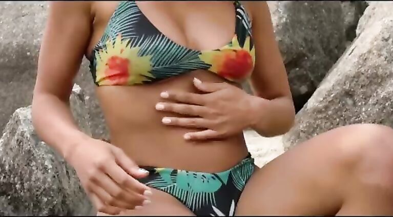 Horny girl in sea tamil so hot make u cum