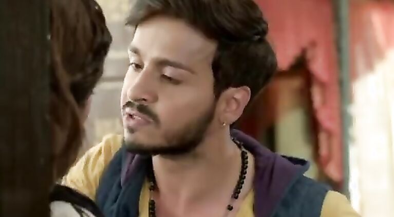 Riddhima Tiwari Hindi Serial actress Hottest Seducing Scene in Ghulaam Serial