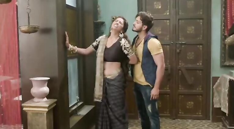 Riddhima Tiwari Hindi Serial actress Hottest Seducing Scene in Ghulaam Serial