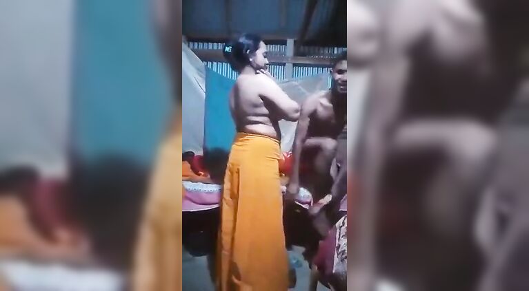 Indian Aunty with friend son
