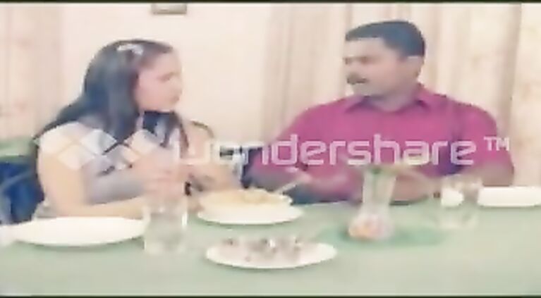 Reshma with her boy friend