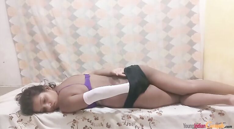 Tight Desi Teenage Gets Creampied by Step Brother -Sariki In Full Indian Hindi Audio Fucking