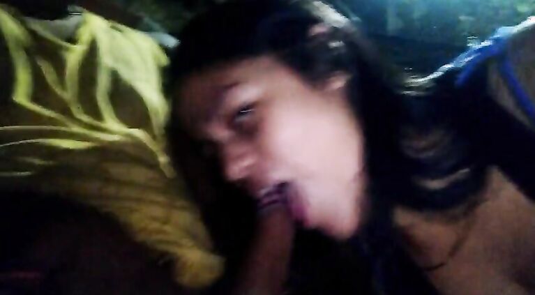 cheating milf fucks with friend outdoors in the streets sucking and ridinng dark dick