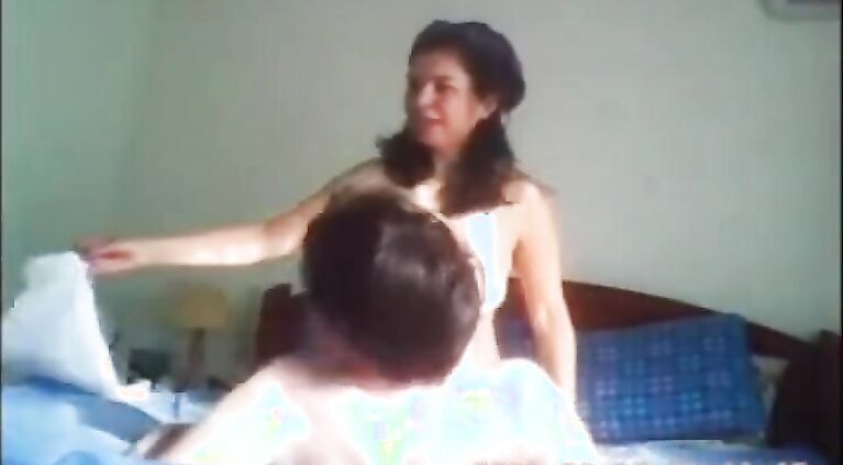 Mommy neighbor riding on dick