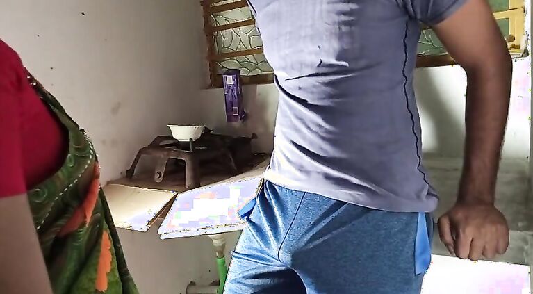 Morning Fucking My Maid Stepdaughter In kitchen When She Preparing Chicken For Me And Family