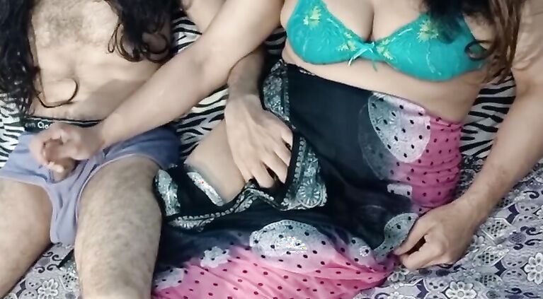 Cute Punjabi Couple masturbating each other when home alone dirty talking in hindi