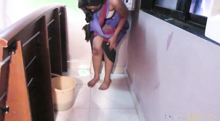 Huge Boobs Desi Maid With Cleaning House While Getting Filmed Naked In Tamil Tamil Porn
