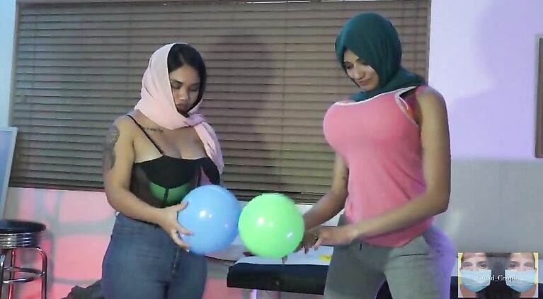 What? Balloon Stuffings in boobs and butt? How can this be with 2 women!?