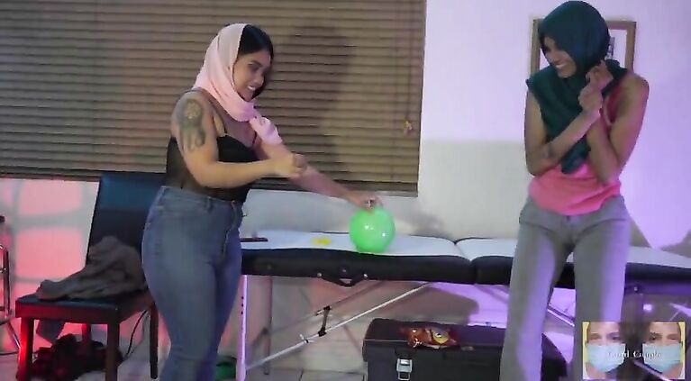 What? Balloon Stuffings in boobs and butt? How can this be with 2 women!?