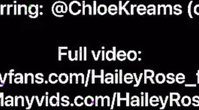 I let my husband fuck Chloe Kreams on the balcony IG: @Haileyrose.baby