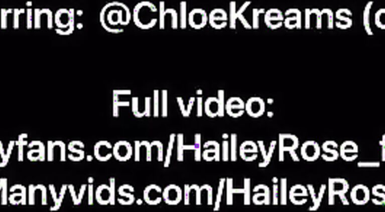 I let my husband fuck Chloe Kreams on the balcony IG: @Haileyrose.baby