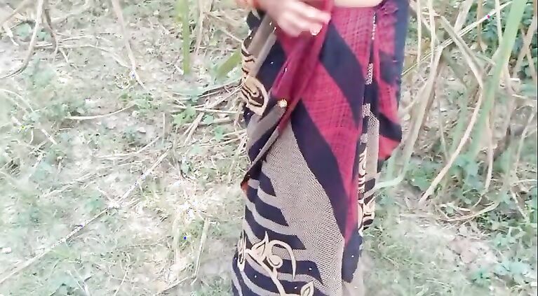 Indian village Bhabhi outdoor sex in jungle