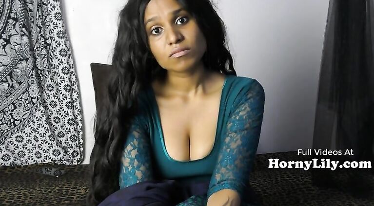 Bored Tamil Wife begs for triplet roleplay Hindi (English subtitle)