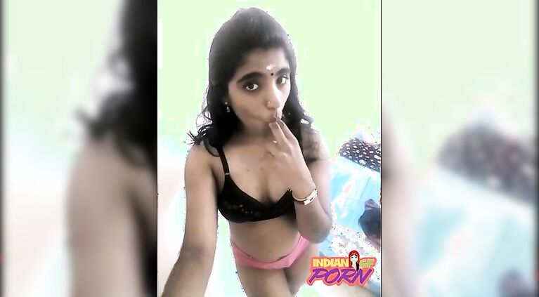 Indian Tamil Innocent Masturbating Rubbing Her Wet Vagina For Lover