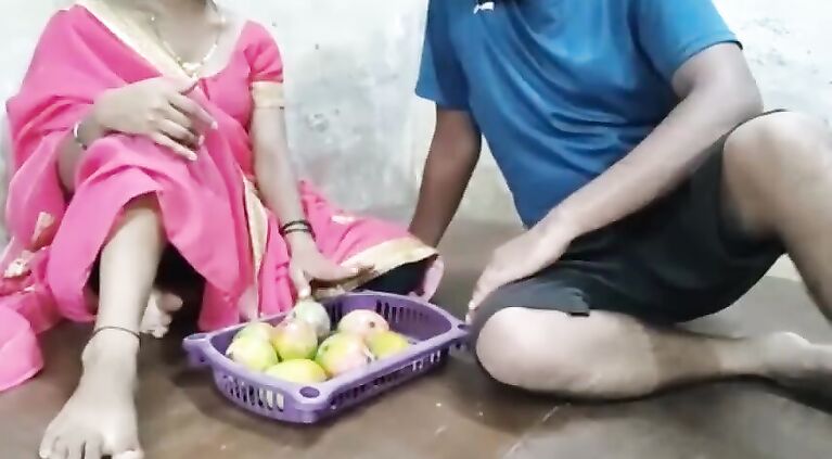 Plump Street Fruit vendor sex with costumer
