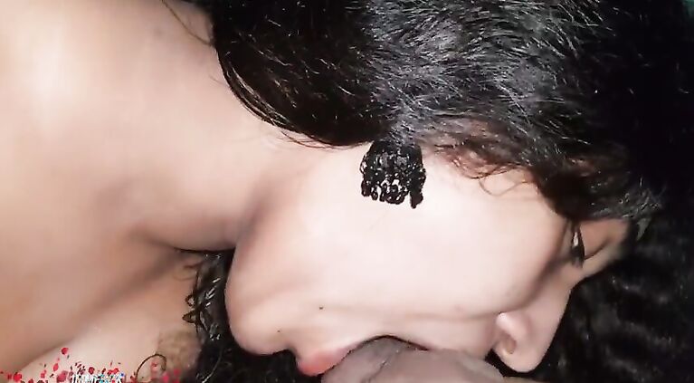 DESI Best tamil village cute girl deepthroat ever with cumshot